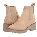 Blondo Womens Dyme Ankle Boots US 10 M Beige Sand Suede Waterproof NWOB