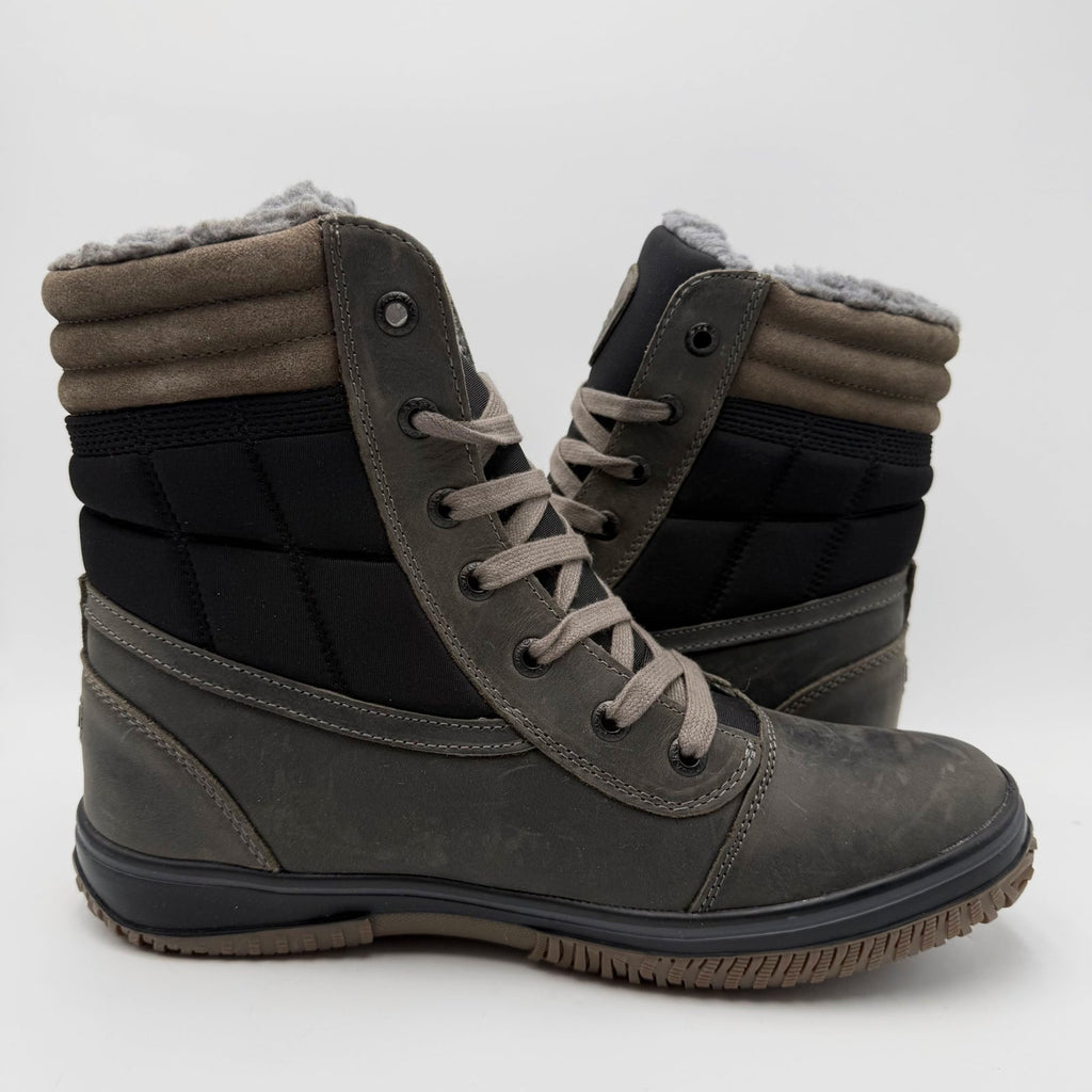 Pajar Canada Mens Trooper 3.0 Winter Boots Size 10 EU 44 Dark Grey Black WP NWOB