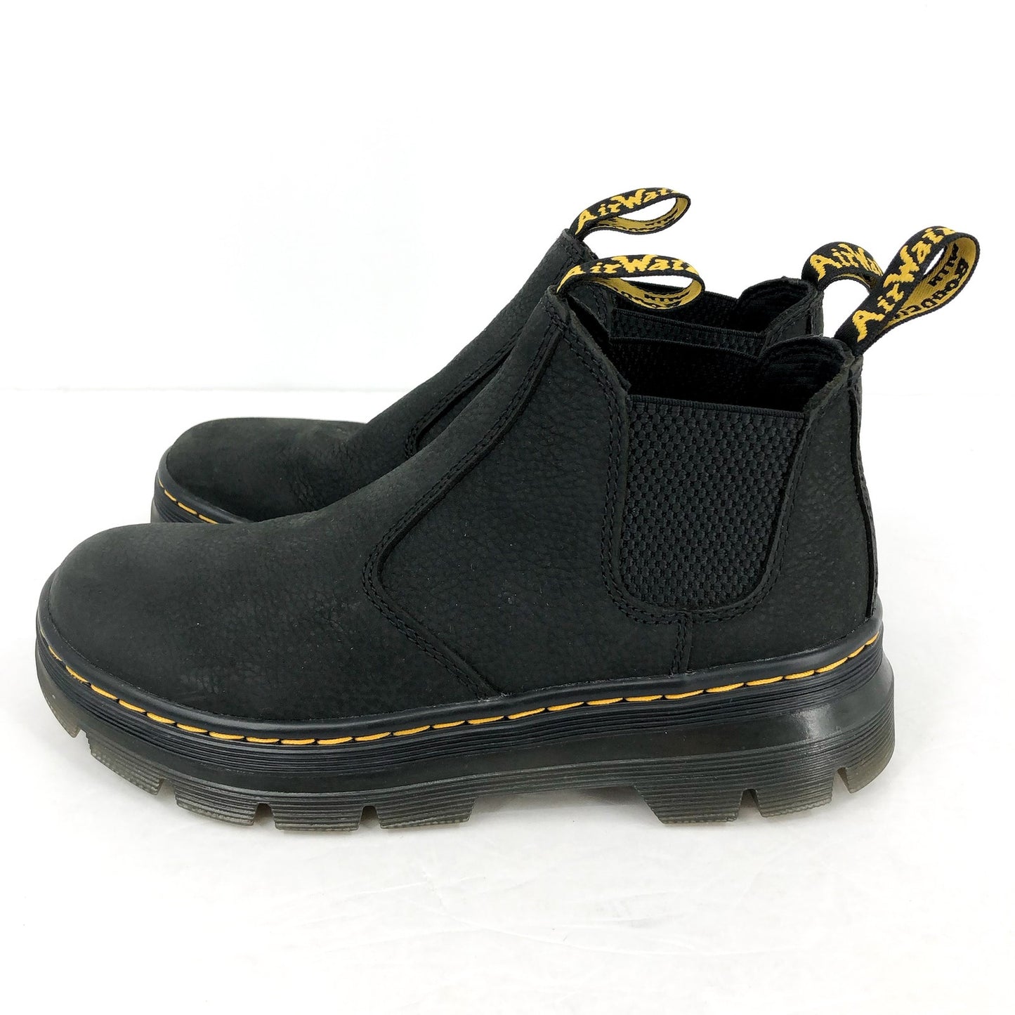 Dr. Martens Womens Work Hardie II Chelsea Boots US 6 M EU 37 Black Leather NIB