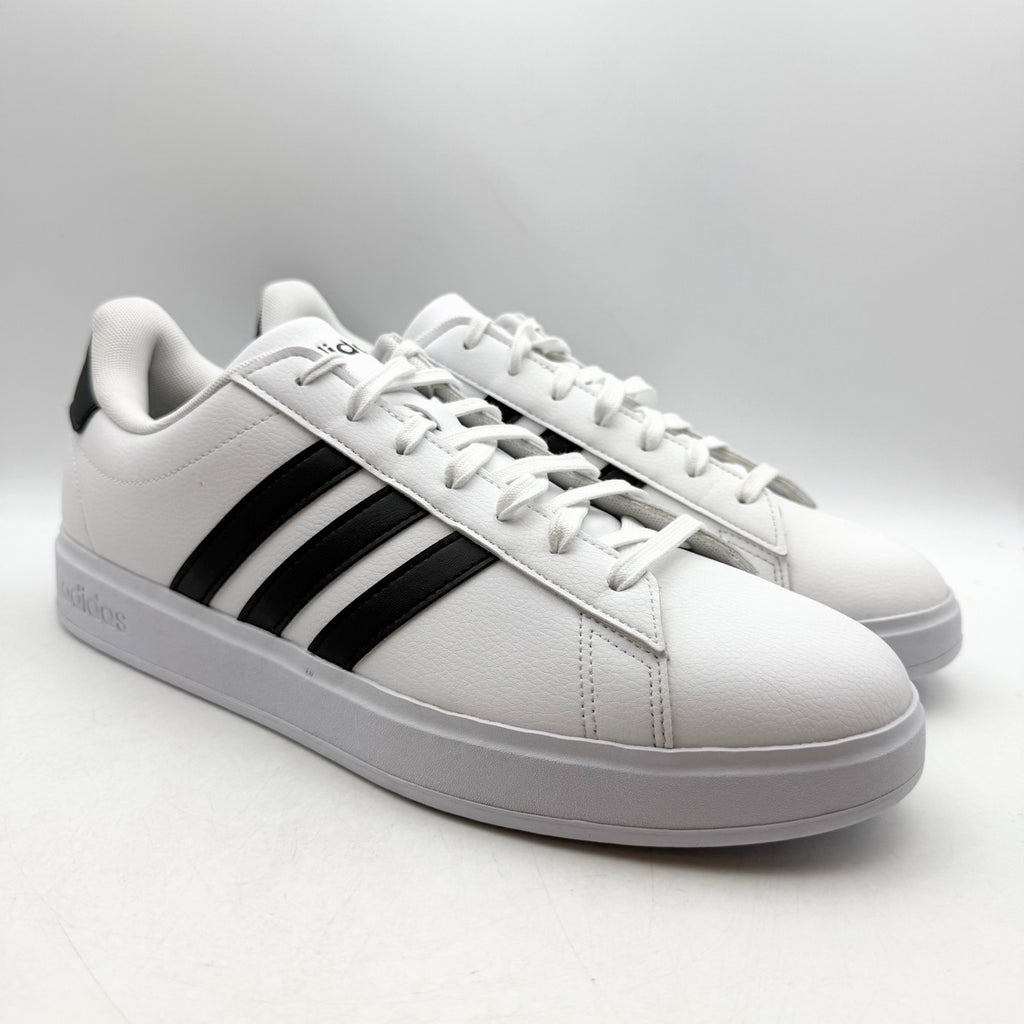 Adidas Mens Grand Court 2.0 Casual Sneakers US 12 White Black NWOB