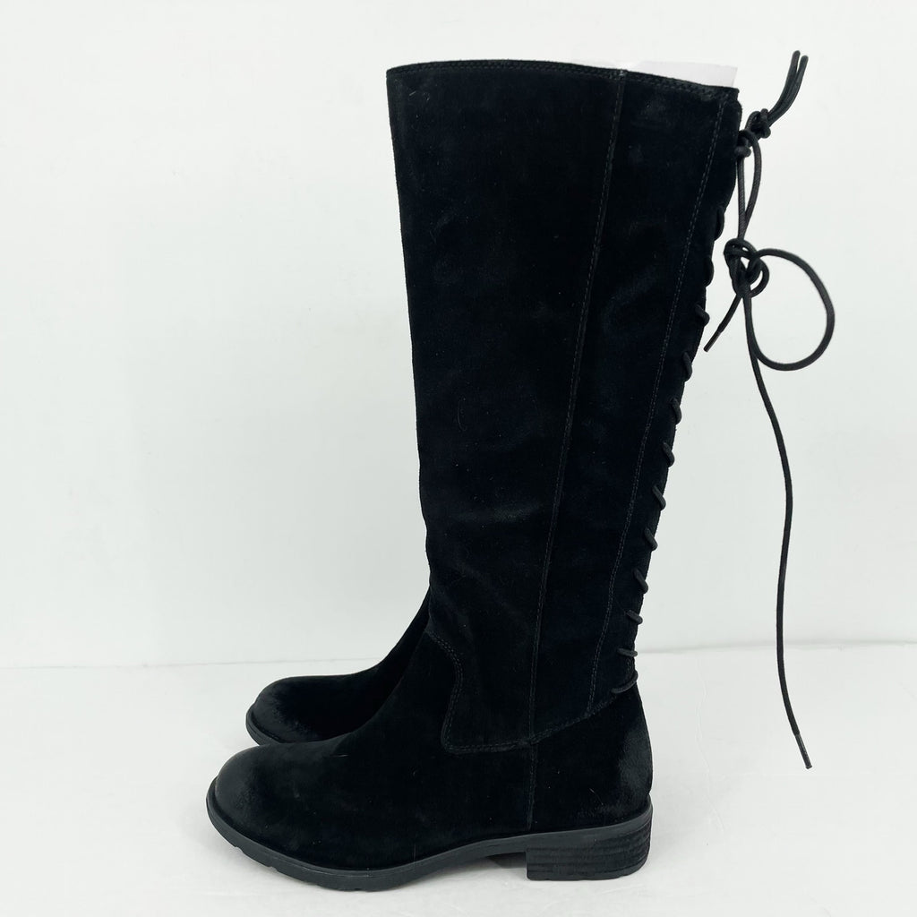 Sofft Womens Sharnell II Knee High Boot US 8 M EU 39 Black Suede Waterproof NWOB