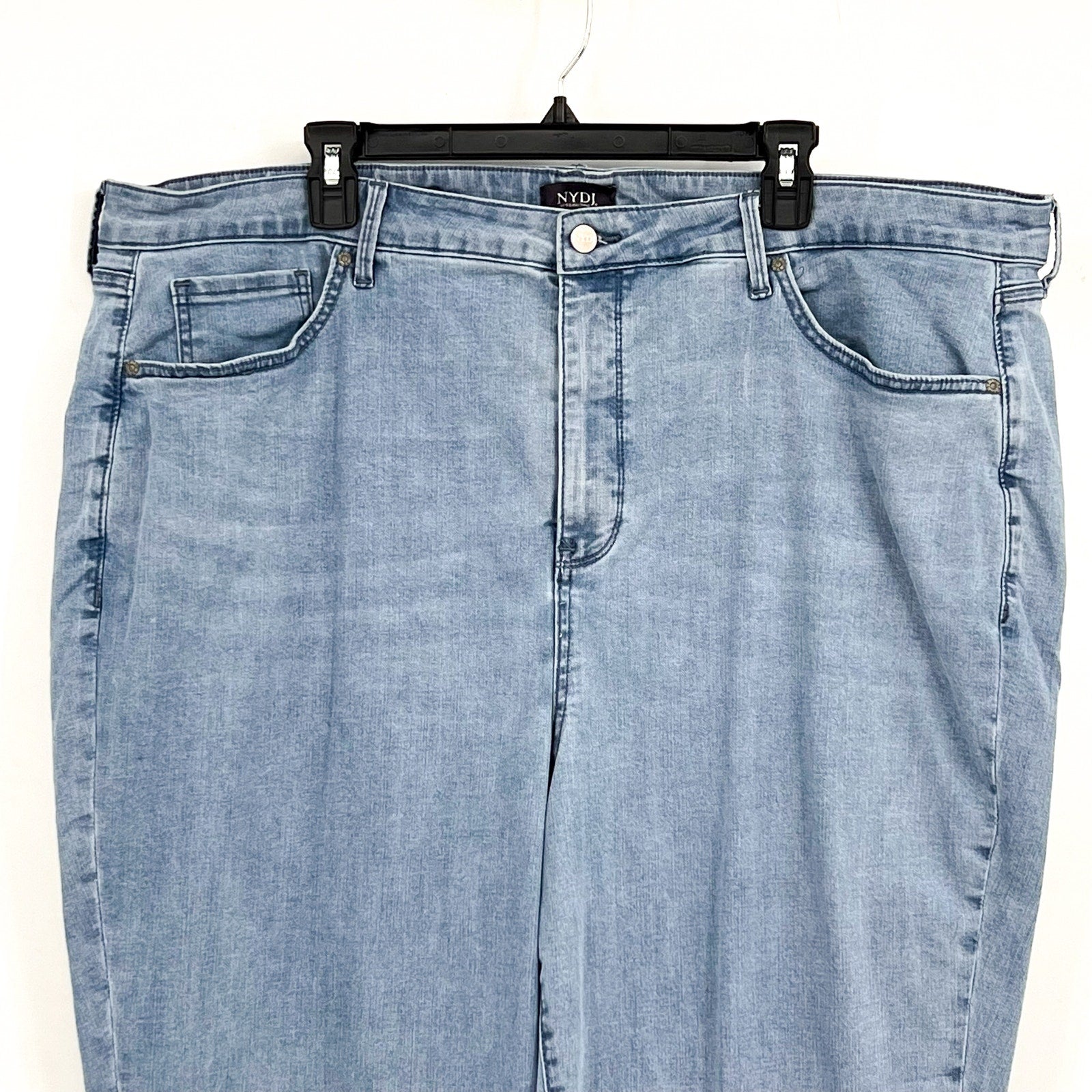 NYDJ Womens Margot Girlfriend Jeans Size 20W PETITE Kingston Blue NWT