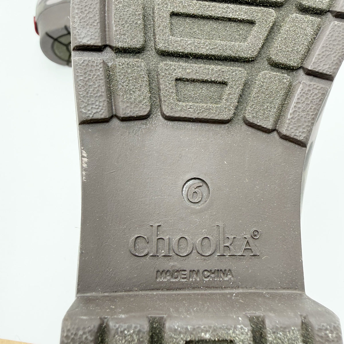 Chooka Womens Eastlake Chelsea Rain Boot Size 6 Gray Animal Print Waterproof NWT