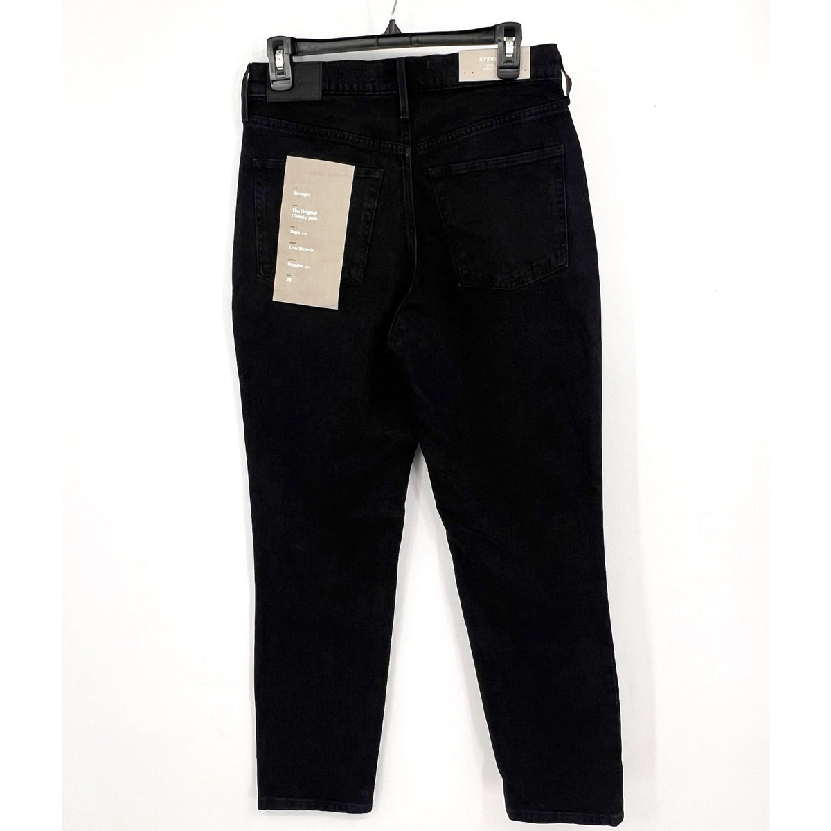 EVERLANE Women's The Original Cheeky Jeans Size 28 US 6 Reg Black Coal NWT