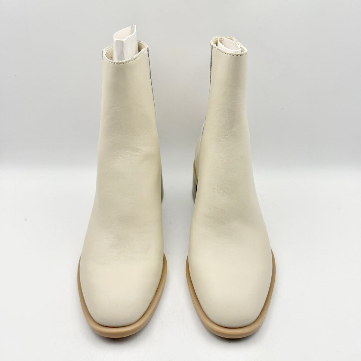 Dolce Vita Womens Linny H2O Ankle Bootie Size 6 M EU 36 Cream Ivory Leather NIB