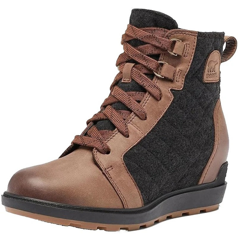 Sorel Womens Evie ll NW Ankle Bootie US 7.5 EU 38.5 Tan Suede Waterproof NIB