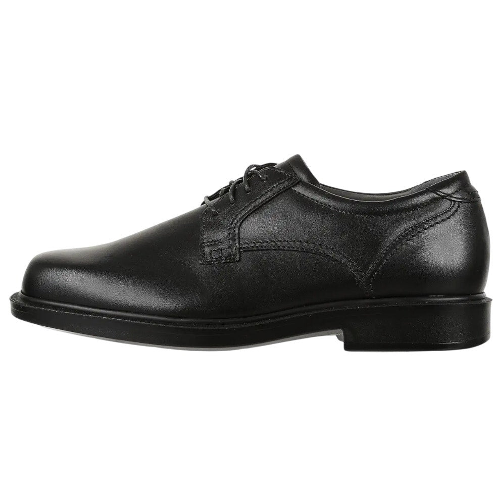SAS Mens Ambassador Lace Up Comfort Oxford Shoes US 9.5 Wide Black Leather NWOB