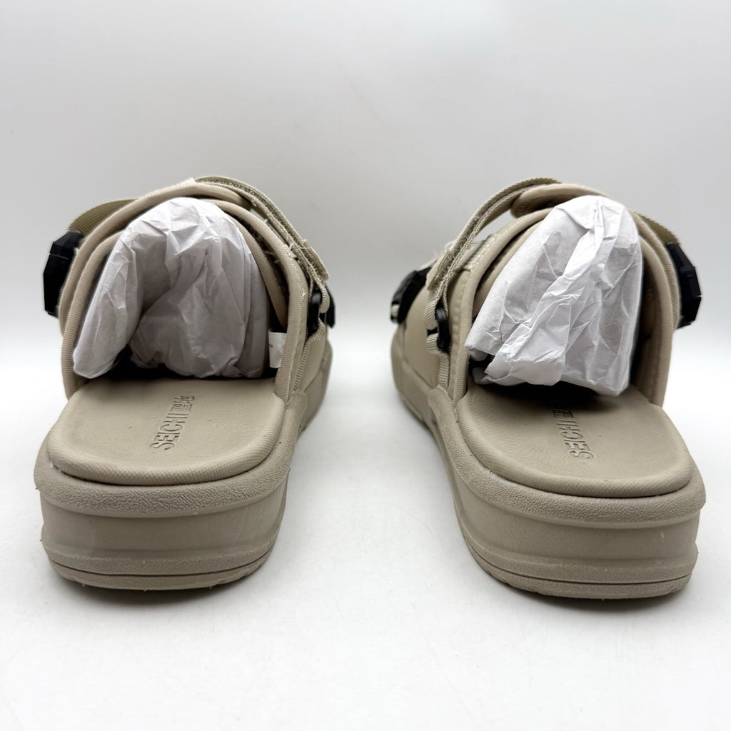 Seichi Mens Yoroi V2 Slide Sandals US 8 EU 41 Stone Tan NIB