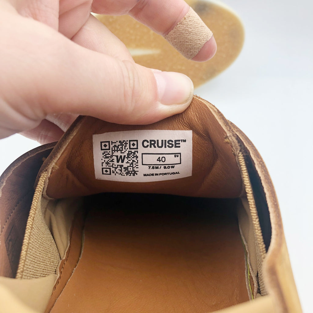Wolf & Shepherd Mens 7.5 Womens 9 Cruise Ace Slip On Sneaker Tan Sandstorm NIB