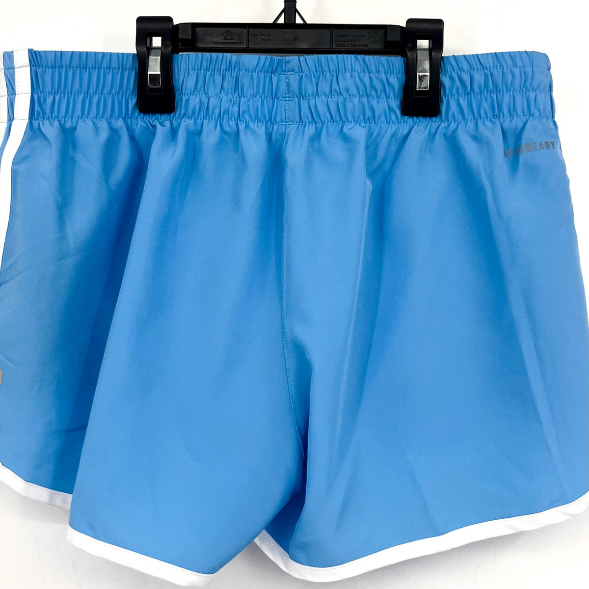 ADIDAS Women's Marathon 20 Running Shorts Small Blue Burst 3" Inseam NWT
