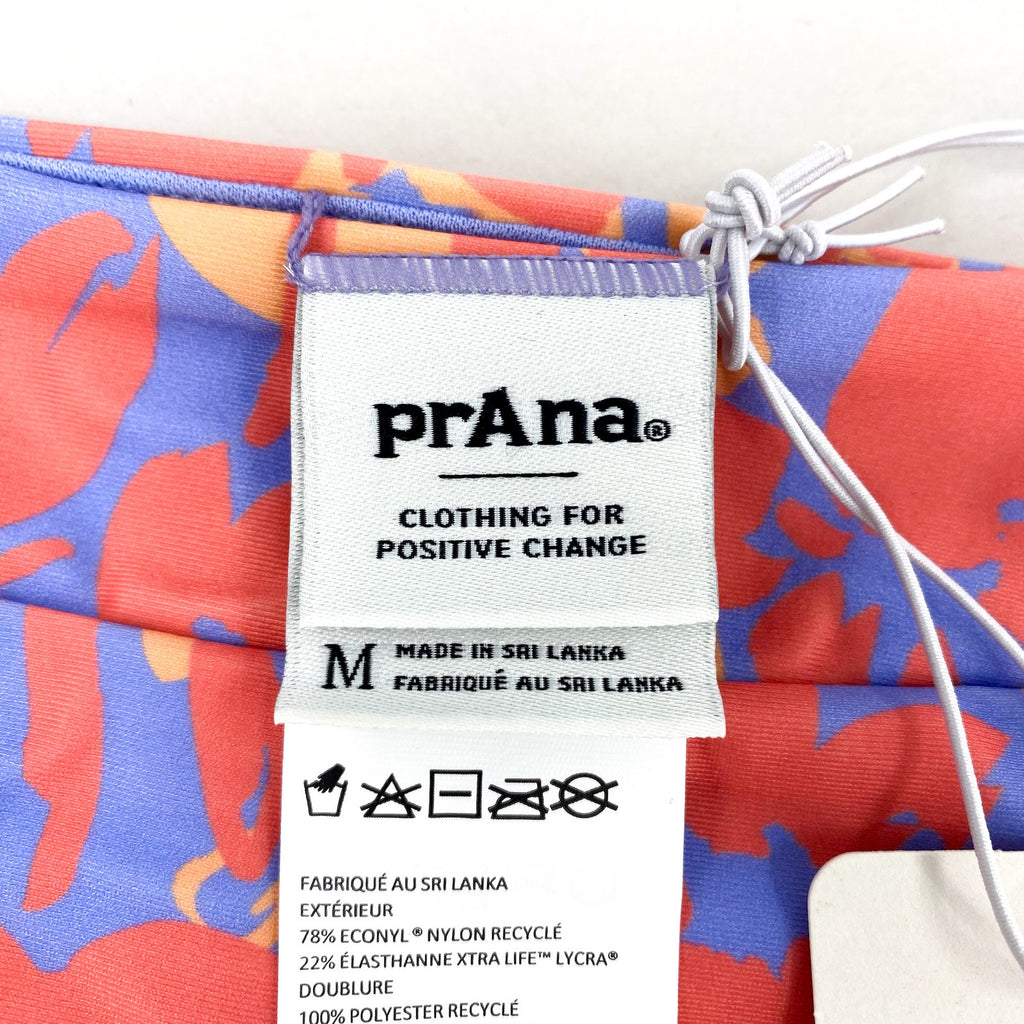 PRANA Women's Presolana Bikini Bottoms Medium Pink Morning Glory Bloom NWT