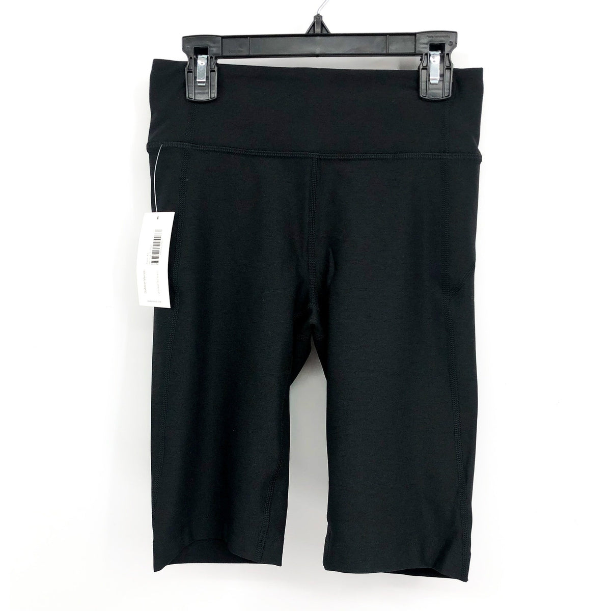 OUTDOOR VOICES Women's Warmup 10" Shorts XS Black Stretch Mid Rise Biker NWT