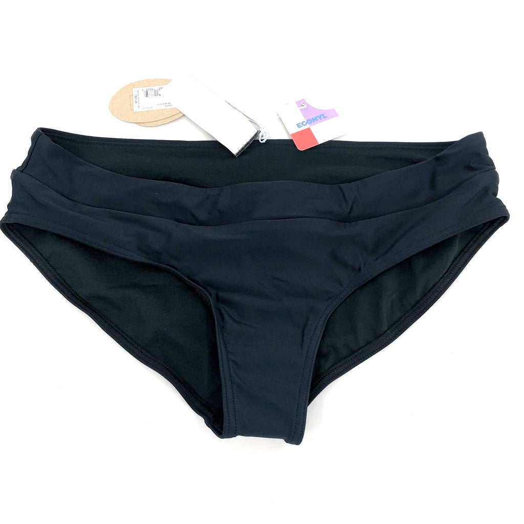 PRANA Women's Presolana Bikini Bottoms XS Black Hipster Stretch NWT