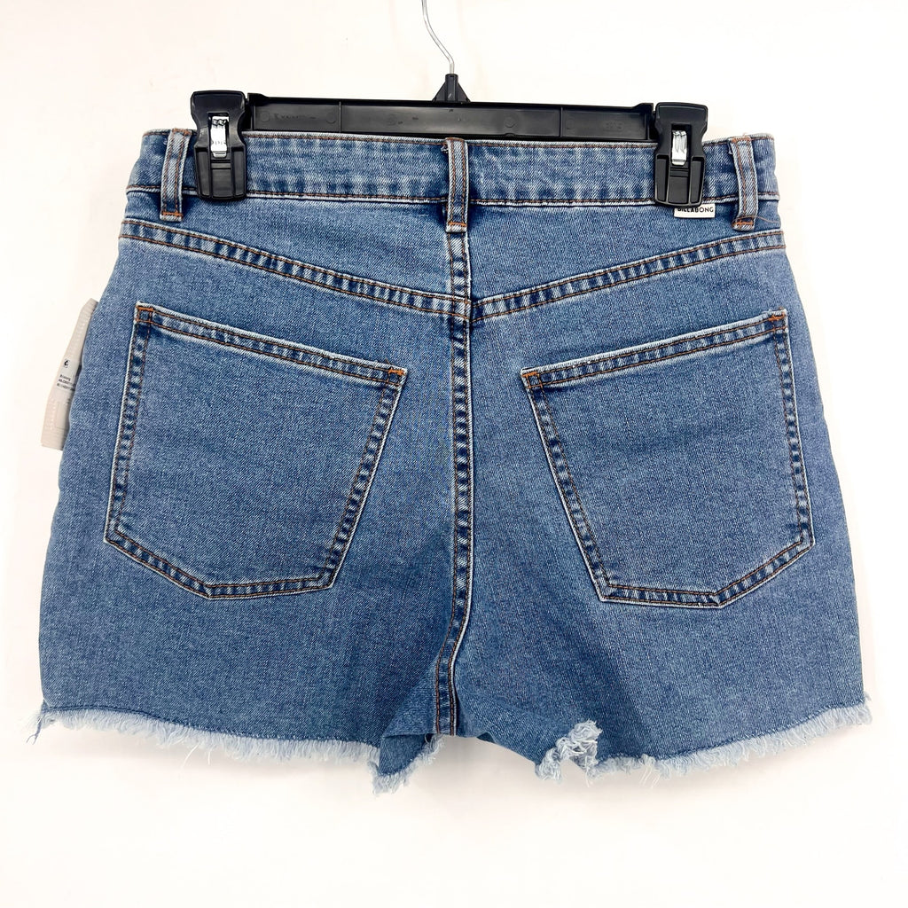 BILLABONG Women's So Cheeky Cut-Off Denim Shorts Size 28 US 6 Blue Jeans NWT