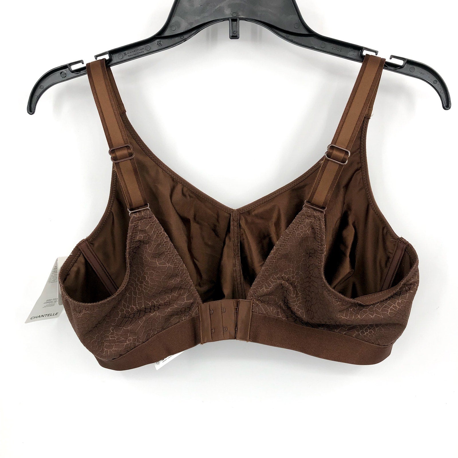 Chantelle Women's 1892 C Magnifique Bra 40 DD Brown Print Wirefree NWT
