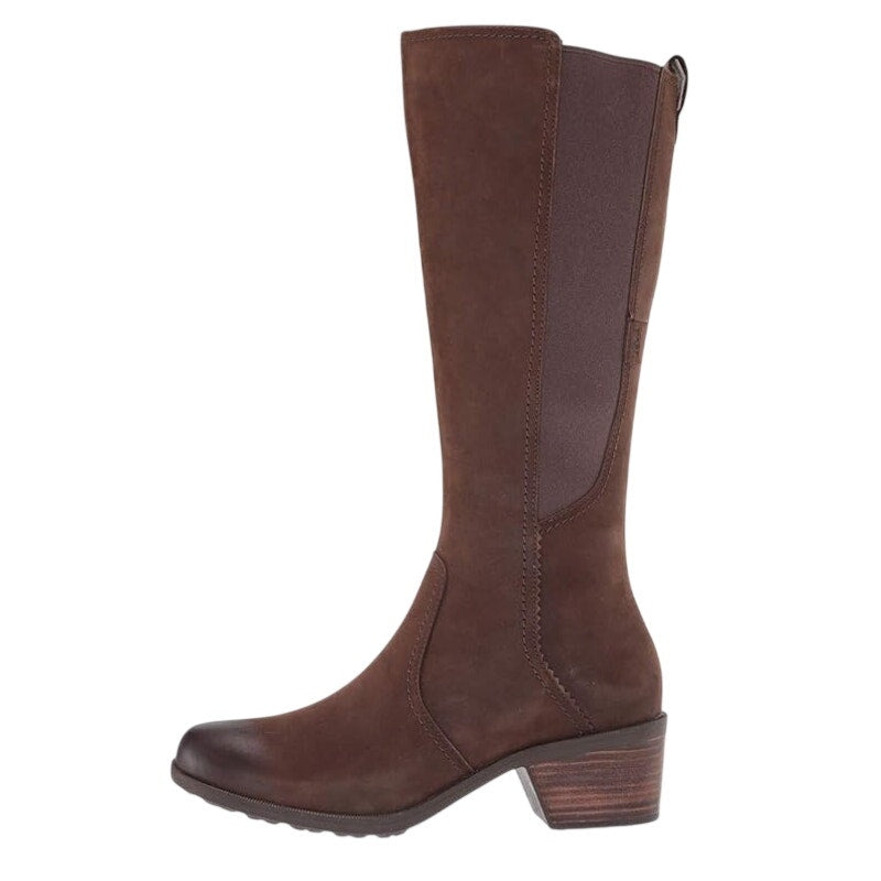 TEVA Womens Anaya Knee High Boots US 11 EU 42 Brown Leather NWOB