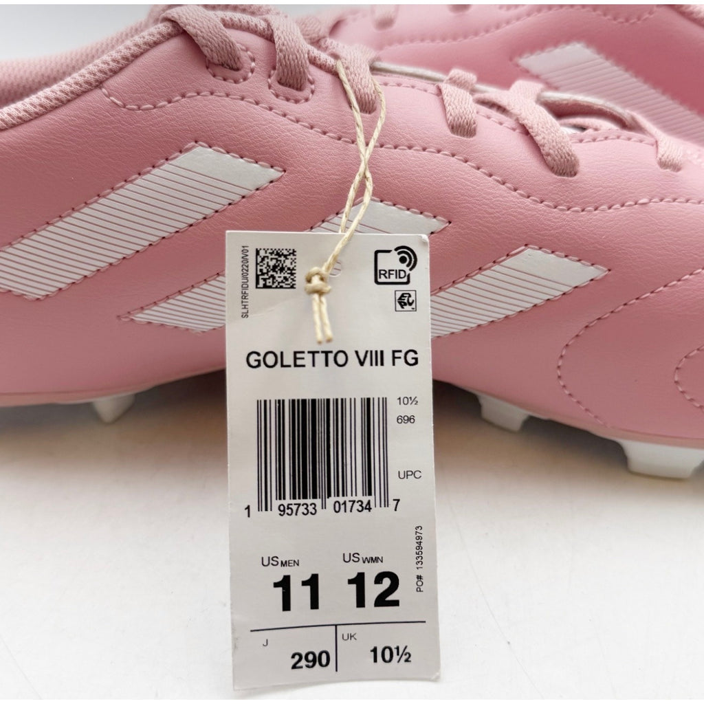Adidas Goletto VIII Firm Ground Soccer Cleats Mens 11 Womens 12 Wonder Pink NWOB