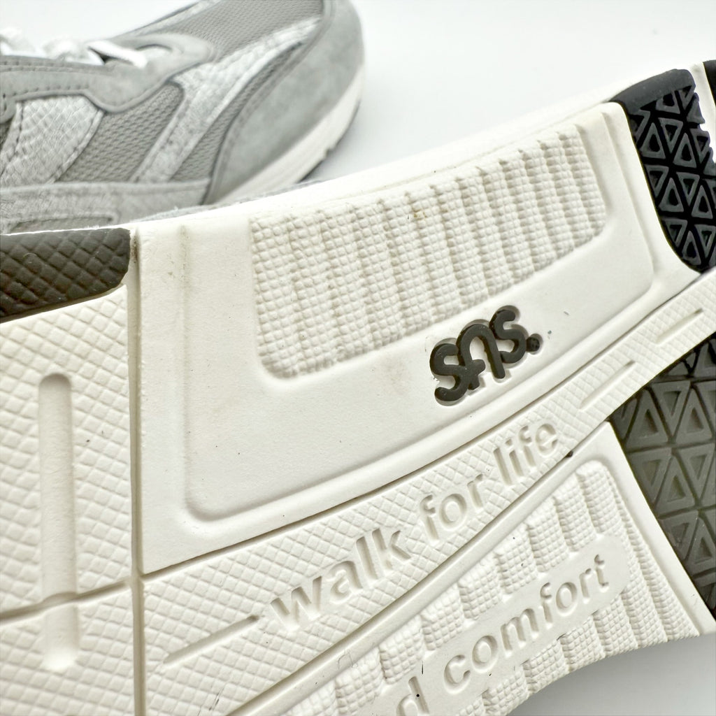 SAS Womens Tour Mesh Sneakers Size 12 M Grey White Comfort Walking NIB