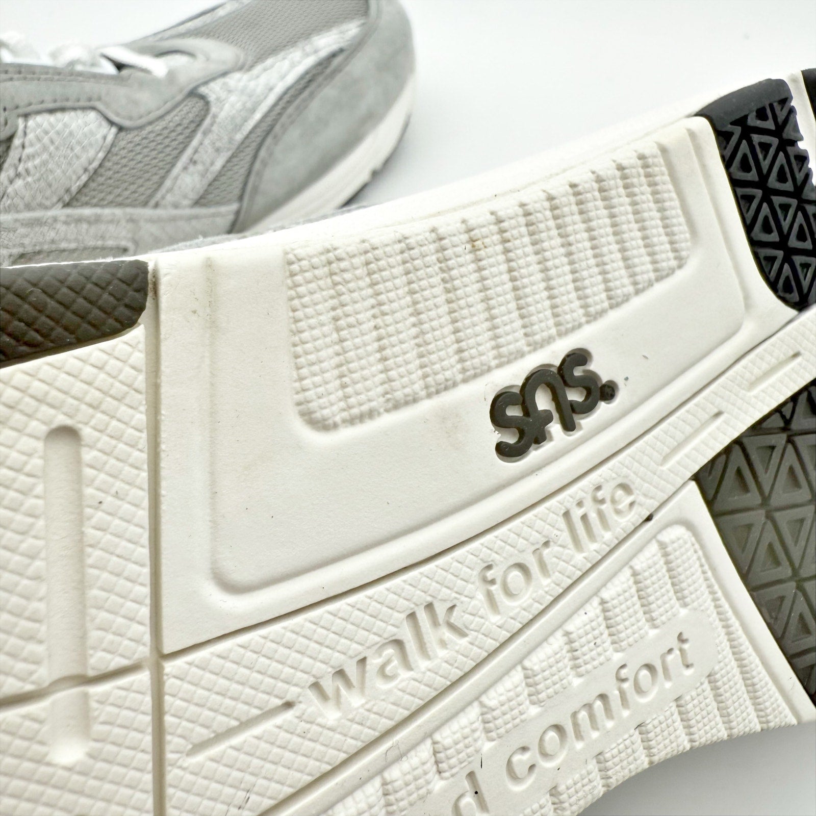 SAS Womens Tour Mesh Sneakers Size 12 M Grey White Comfort Walking NIB