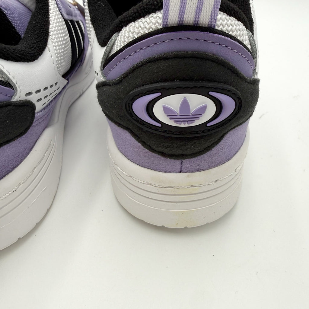 Adidas Originals Big Kids Adi2000 Sneakers Size 5 Purple White Leather NWT