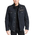 LEVI'S Men's Cotton Utility Jacket Small Dark Navy Blue Zip-Front Lined NWT