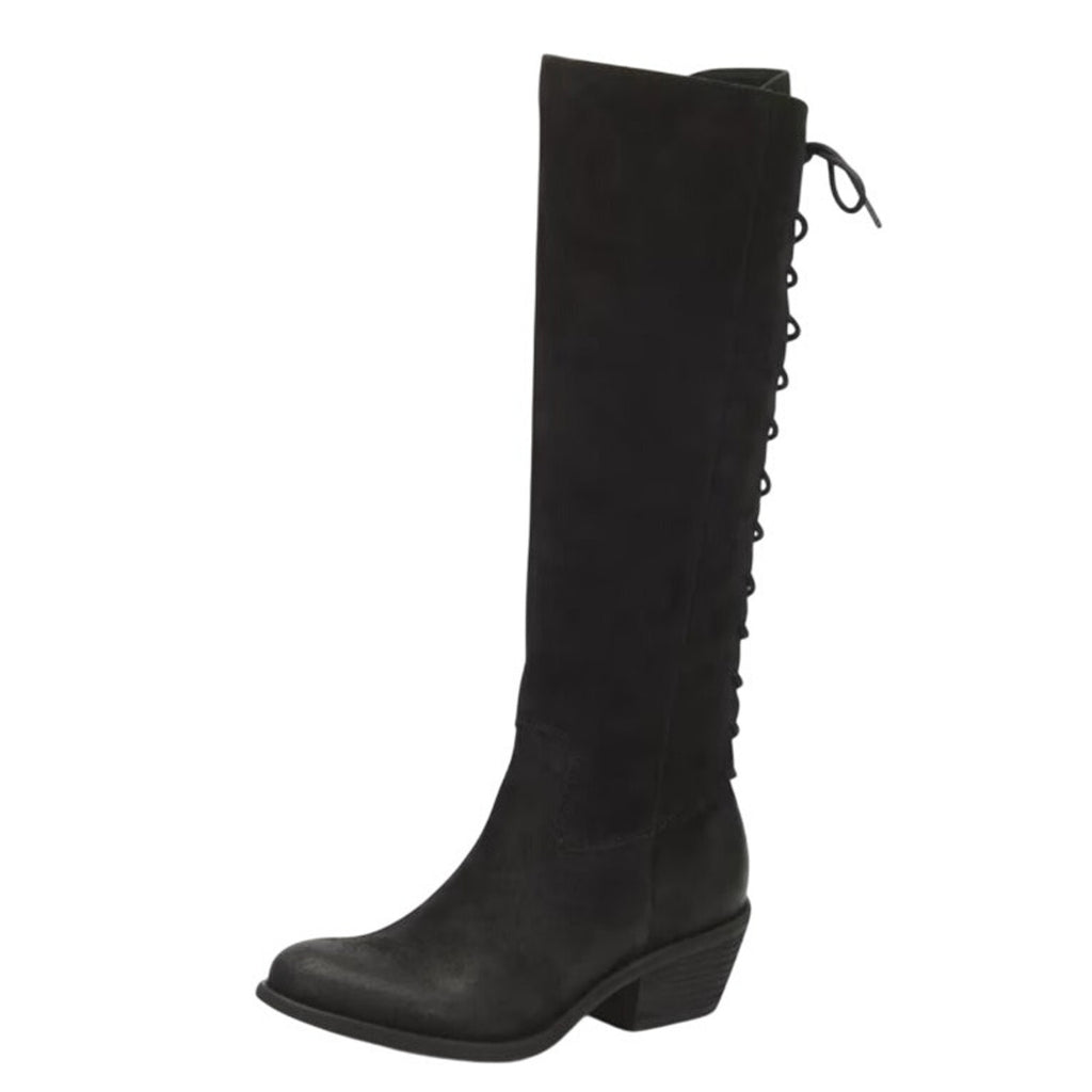 Sofft Womens Sharnell ll Knee High Boot US 7 M EU 39 Black Suede Waterproof NWOB