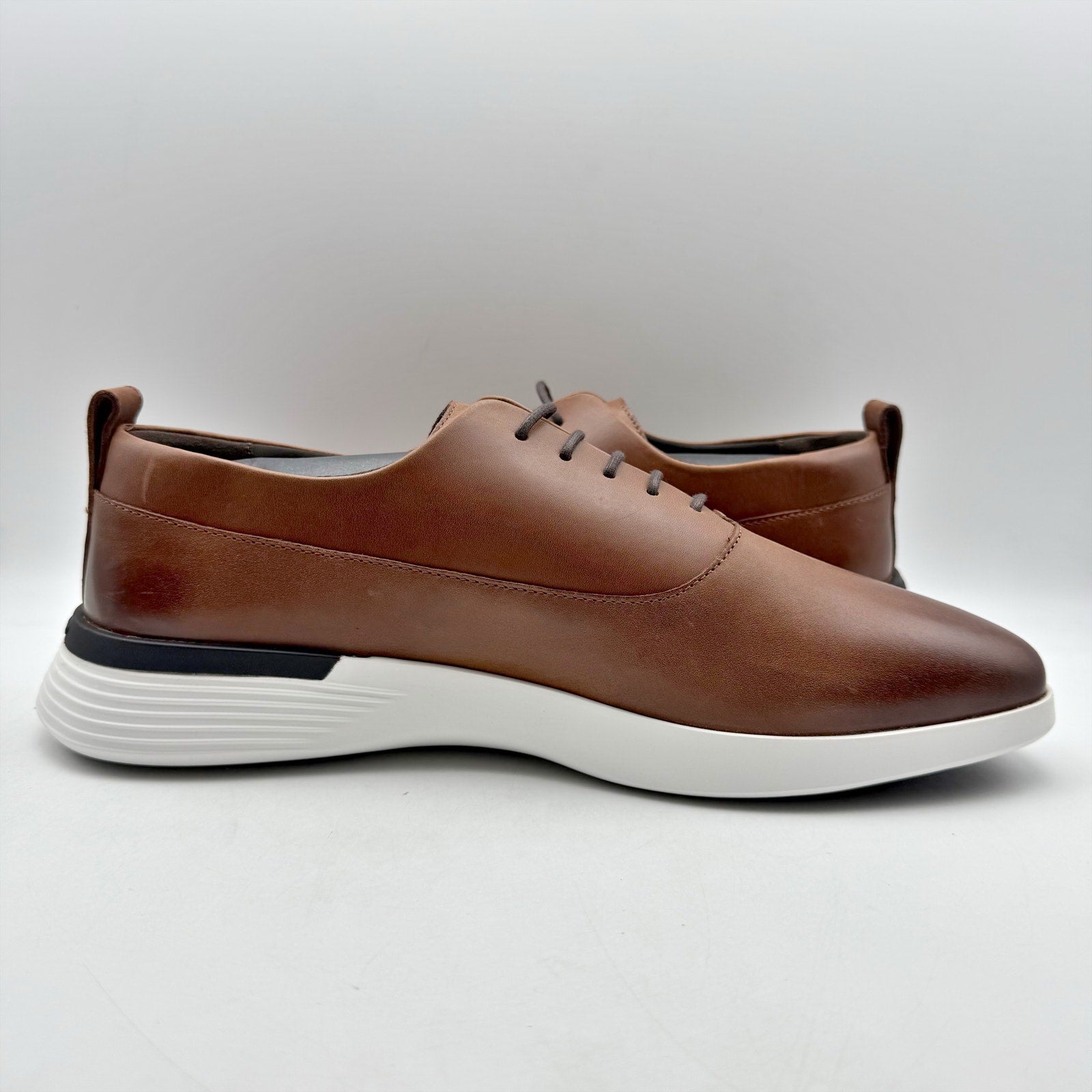 Wolf & Shepherd Men Crossover Longwing Oxford Sneaker 11.5 M Brown Leather NIB