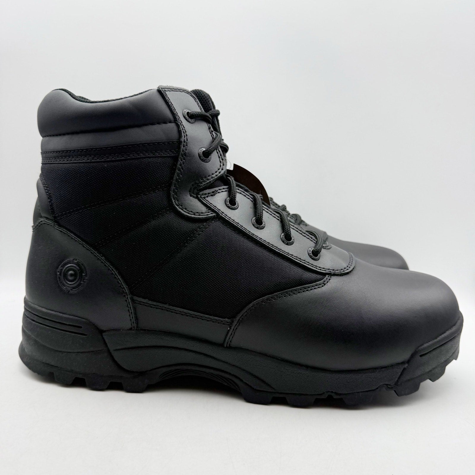 Original S.W.A.T. Mens Classic 6" Boots US 15 Wide Black Side-Zip SR NIB