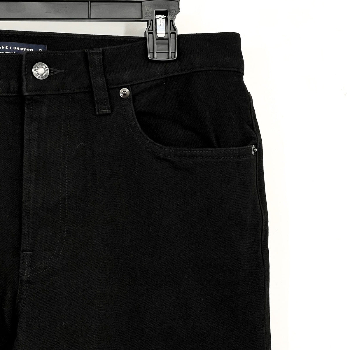EVERLANE Uniform Men's Slim Jeans 34x32 Black 4-Way Stretch Organic NWT
