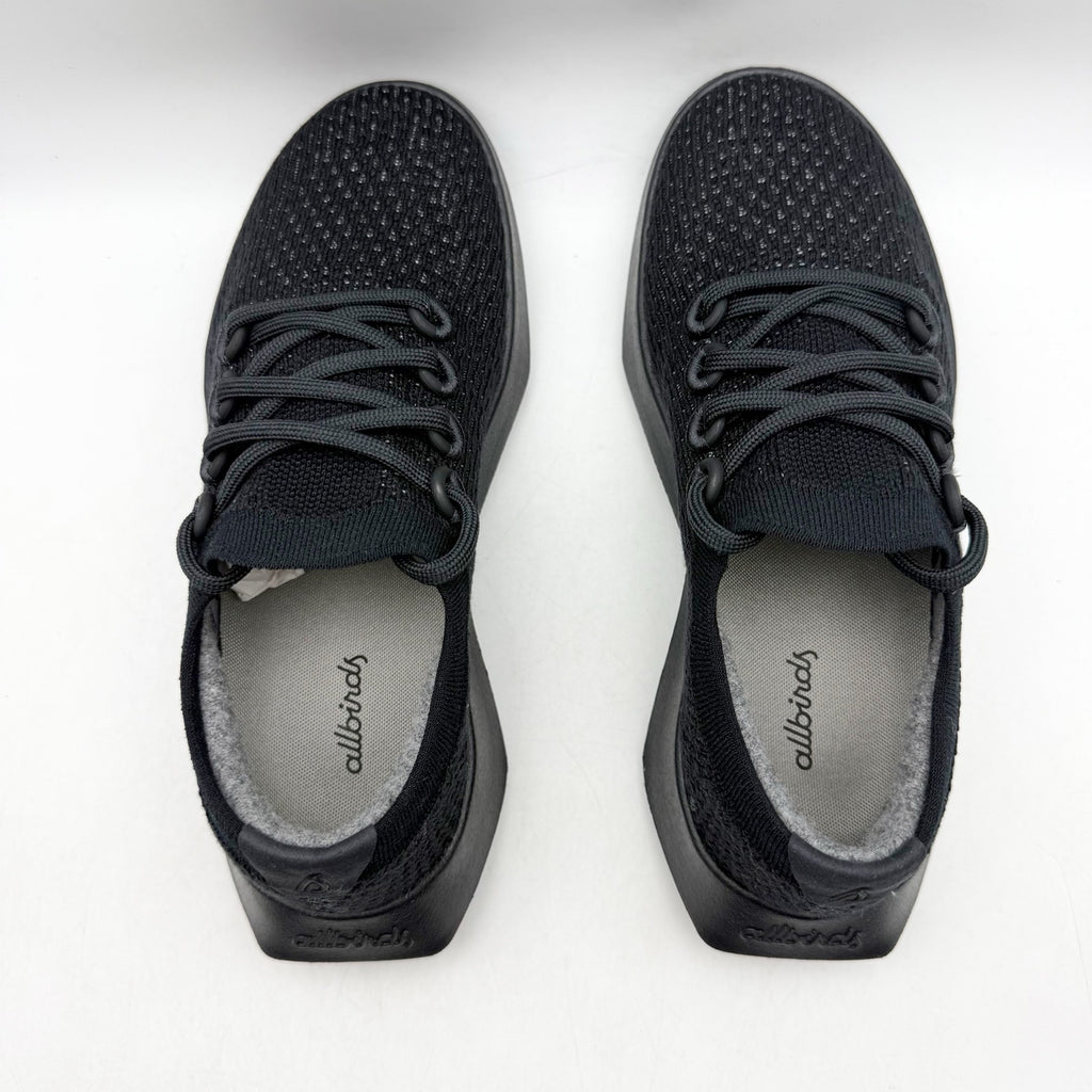 AllBirds Womens Tree Dasher 2 Casual Sneakers US 7.5 Black Knit NIB