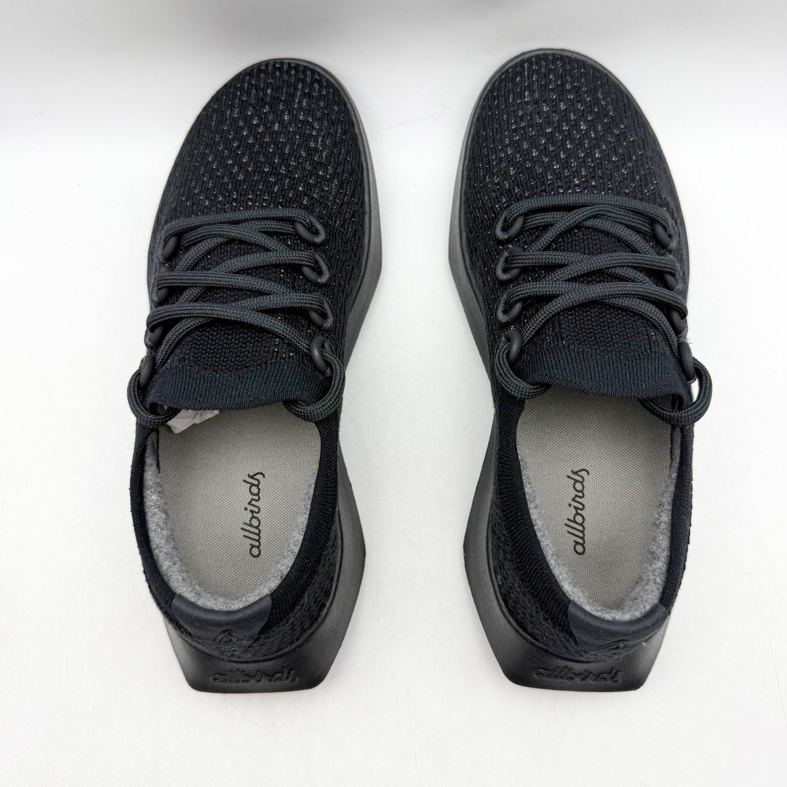 AllBirds Womens Tree Dasher 2 Casual Sneakers US 7.5 Black Knit NIB