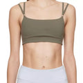OUTDOOR VOICES SuperForm Zoom Sports Bra XS Green Tea Tree Double Strap NWT