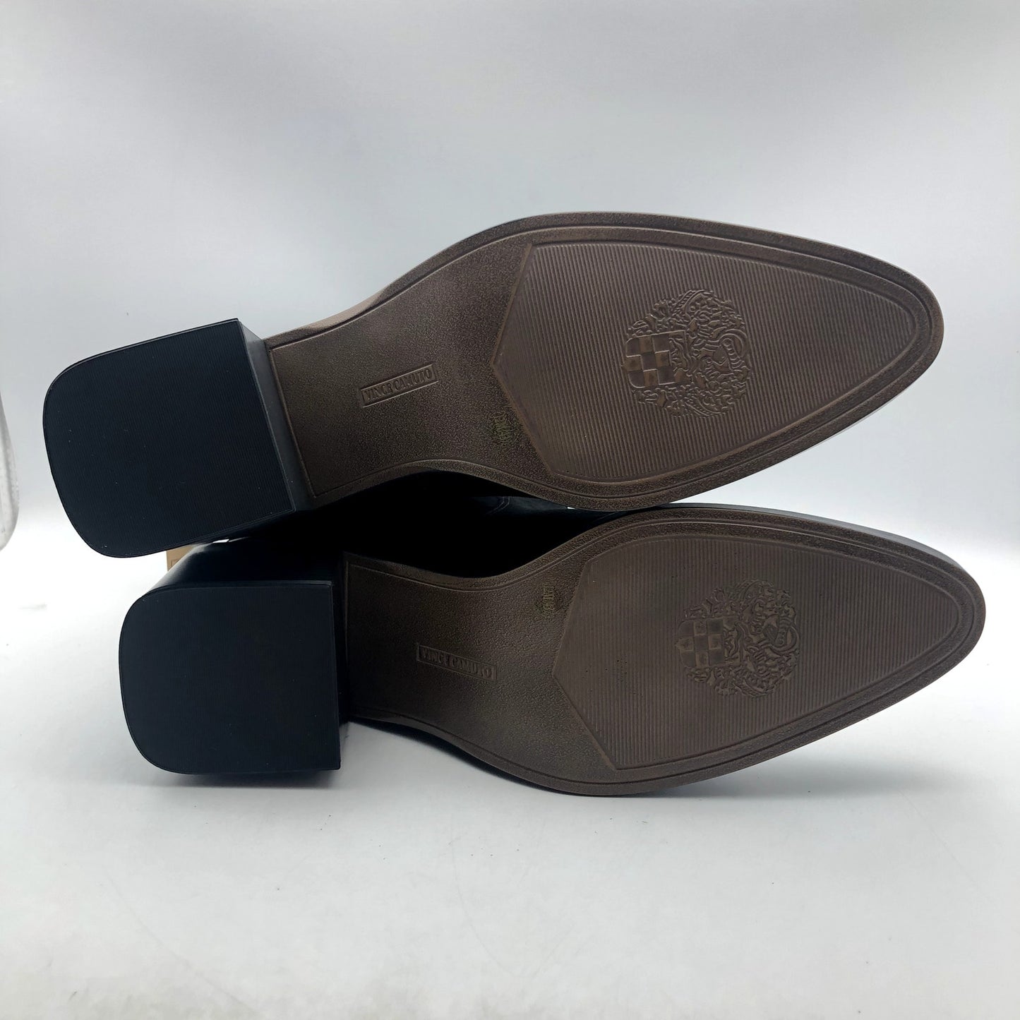 Vince Camuto Womens Kortimy Heeled Ankle Boots US 6.5 Black Suede NIB