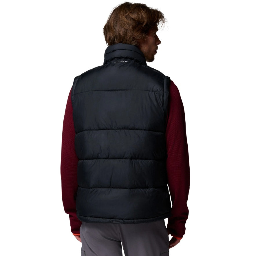 COLUMBIA Men's Pike Lake II Puffer Vest XL Black Insulated Omni-Heat NWT