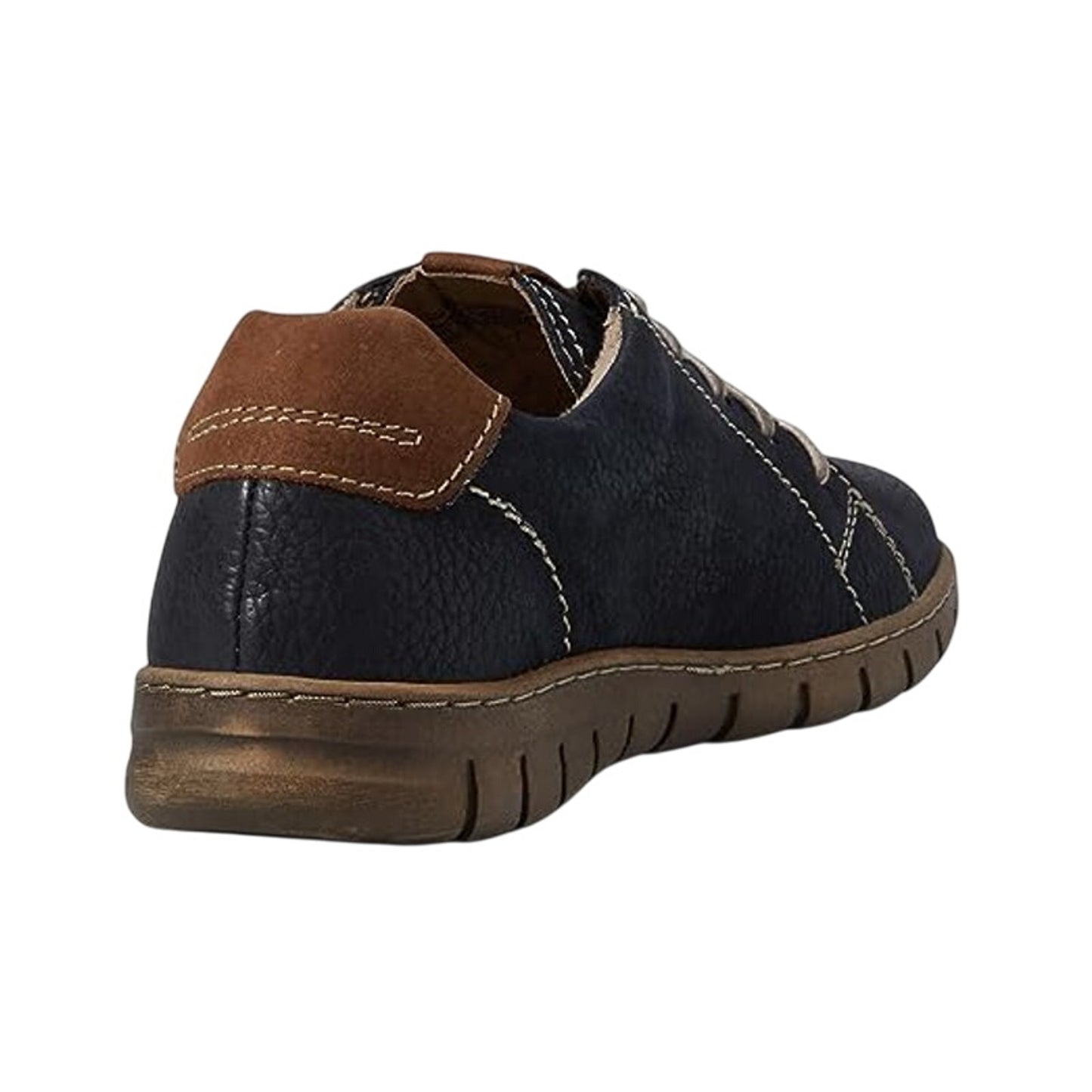 Josef Seibel Womens Steffi 62 Sneaker EU 40 US 9-9.5 Blue Leather Waterproof NIB