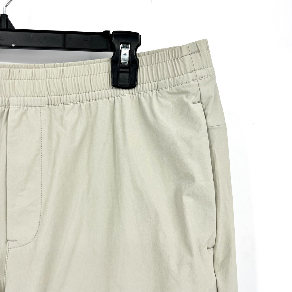 EVERLANE Uniform Men's The Pull-On Sport Short Small Khaki Stone Stretch NWT