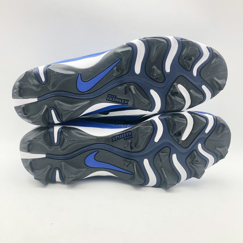 Nike Men's Alpha Menace 4 Shark Football Cleats Size 9.5 Blue White NWOB