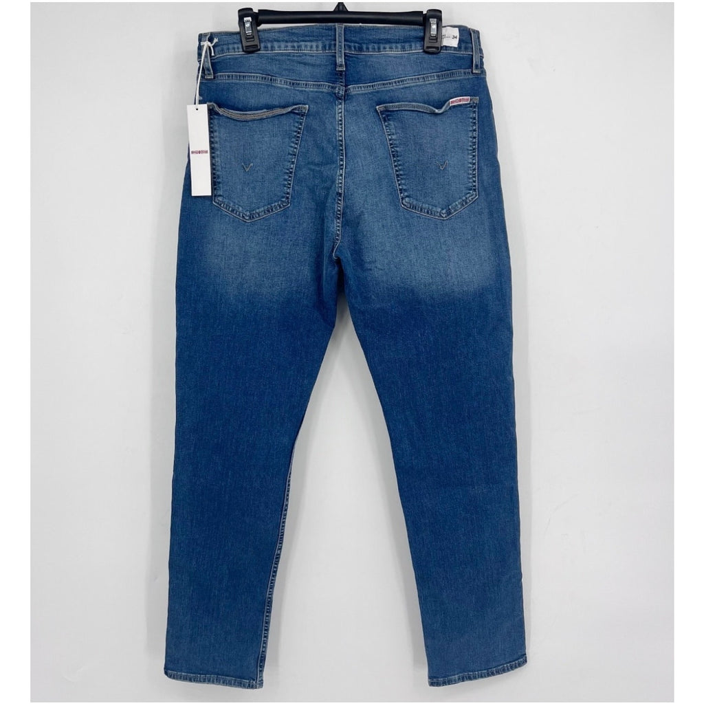 HUDSON Men's Blake Slim Straight Jeans 34x31 Blue Sullivan Denim Stretch NWT