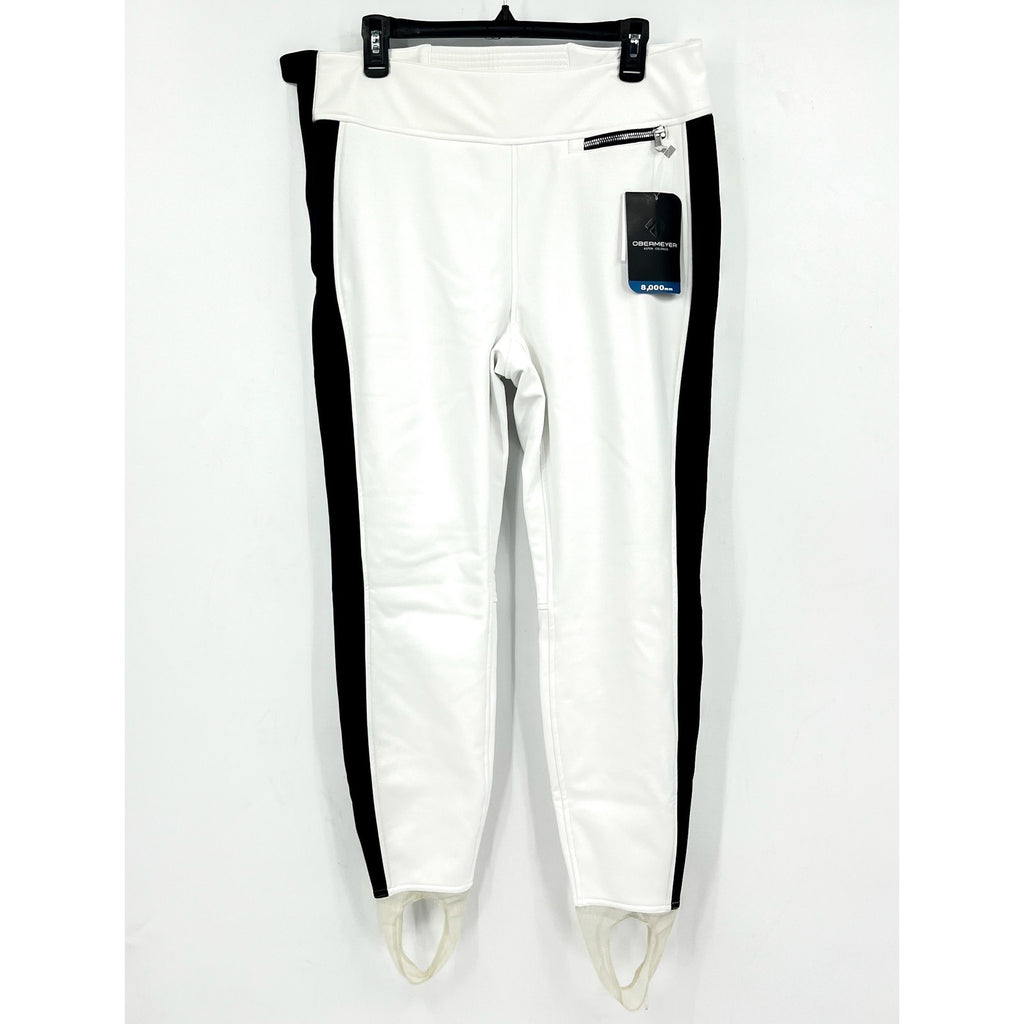 Obermeyer Womens Jinks ITB Softshell Ski Pants Size 14 White Waterproof NWT