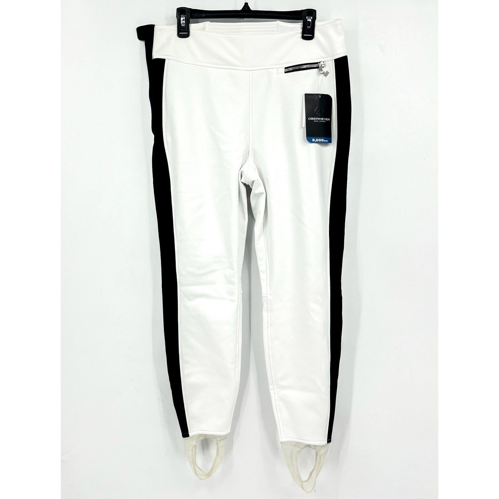 Obermeyer Womens Jinks ITB Softshell Ski Pants Size 14 White Waterproof NWT