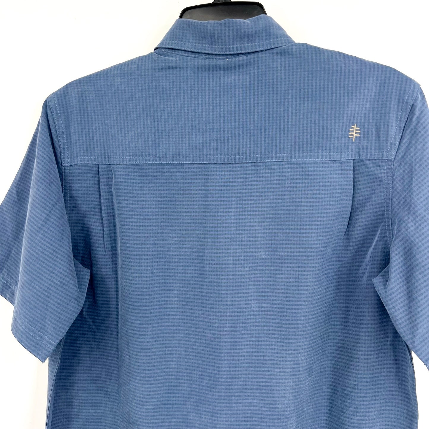 ROYAL ROBBINS Men's Desert Pucker Dry S/S Shirt Medium Collins Blue NWOT