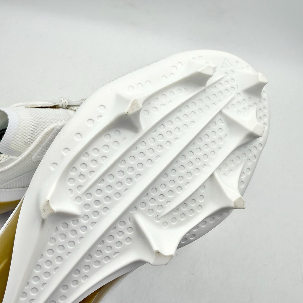 Adidas Mens Adizero Electric Football Cleats US 8 White Gold IE4381 NWOB