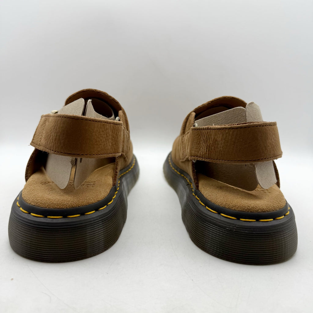 Dr. Martens Jorge II Slingback Mules WOMENS 11 MENS 10 Brown Suede Clogs NIB