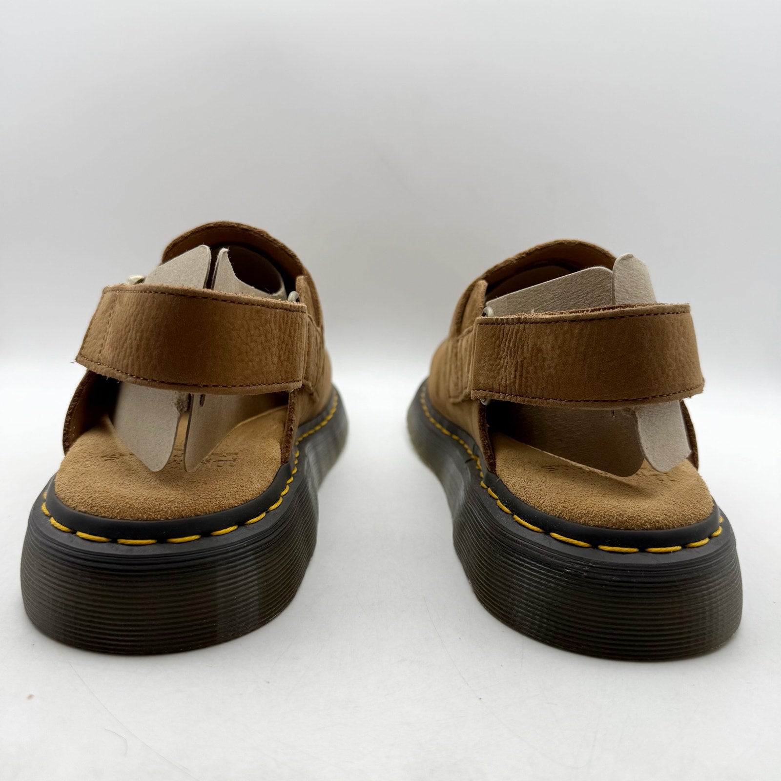 Dr. Martens Jorge II Slingback Mules WOMENS 11 MENS 10 Brown Suede Clogs NIB