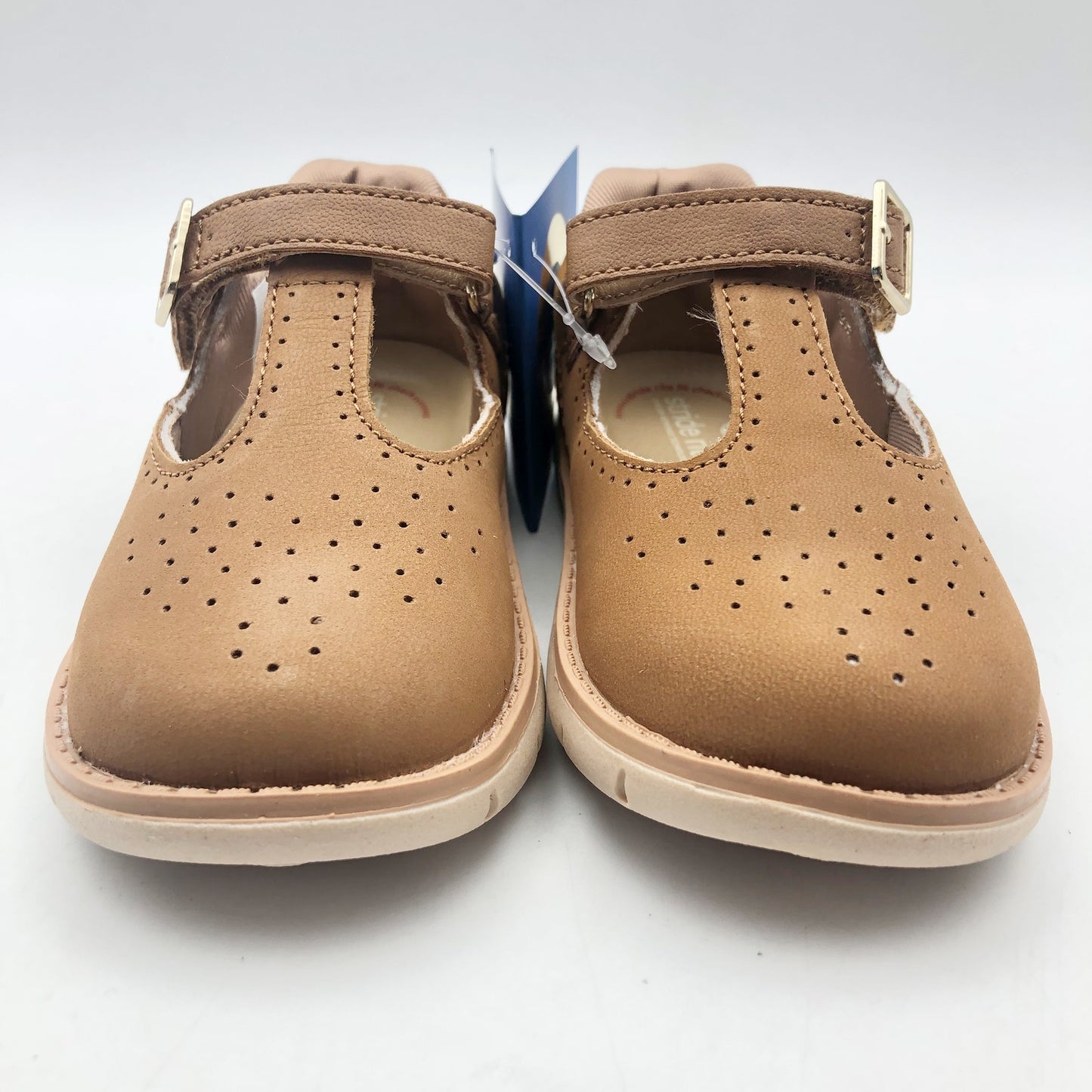 Stride Rite Girls SRT Nell Hazel Mary Jane Flats Size 8 Toddler Shoes Brown NIB