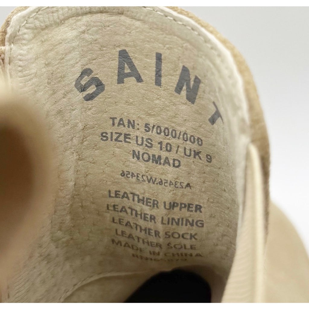 Saint Morta Men's Nomad Chelsea Boot US 10 EU 44 Tan Round Toe NIB