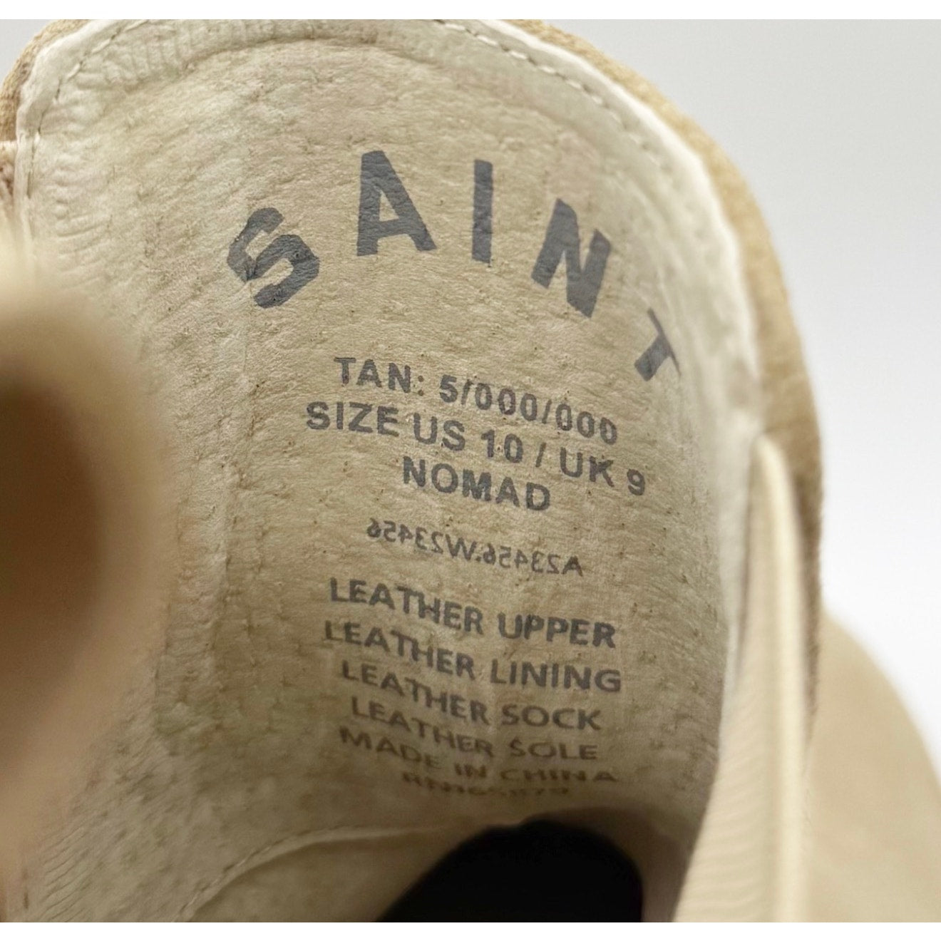 Saint Morta Men's Nomad Chelsea Boot US 10 EU 44 Tan Round Toe NIB