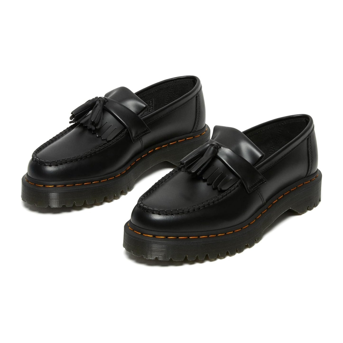 DR MARTENS Mens Adrian Bex Loafer EU 46 US 12 Black Tassel Leather NWOB