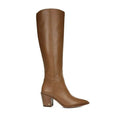 Sam Edelman Womens Lindsey Heeled Knee High Boots Size 11 Brown Leather NWOB