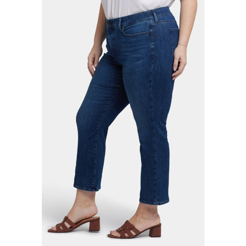 NYDJ Women's Marilyn Straight Ankle Jeans 26W Ibiza Blues High Rise NWT